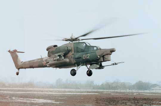 Pierwszy prototyp śmigłowca bojowego Mi-28 „012” wystartował 10 listopada 1982 r. z załogą w składzie Gurgen Karapetjan i Wiktor Cygankow.