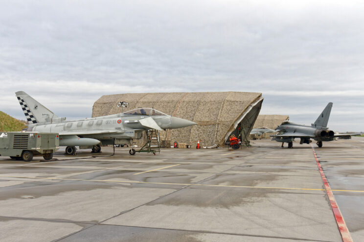 Oficjalnie misja Włoskich Sił Powietrznych w Polsce rozpoczęła się 1 sierpnia, a zakończyła 30 listopada 2022 r. W tym czasie myśliwce Eurofighter uzyskały nalot ponad 500 godzin.