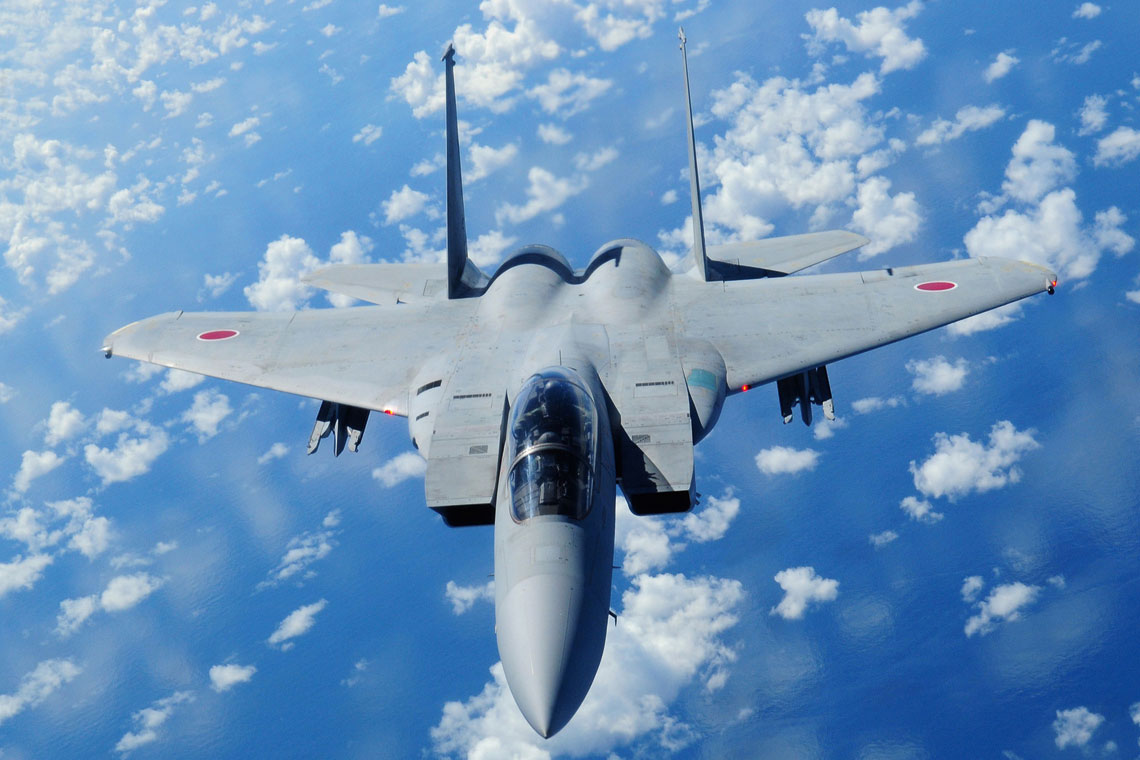 Podstawowym wyposażeniem Japońskich Powietrznych Sił Samoobrony od wielu lat są samoloty myśliwskie przewagi powietrznej z rodziny F-15.