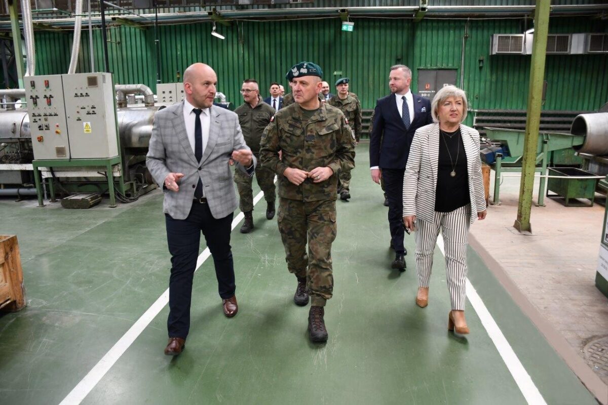 Przedstawiciele Sztabu Generalnego Wojska Polskiego w MESKO S.A.