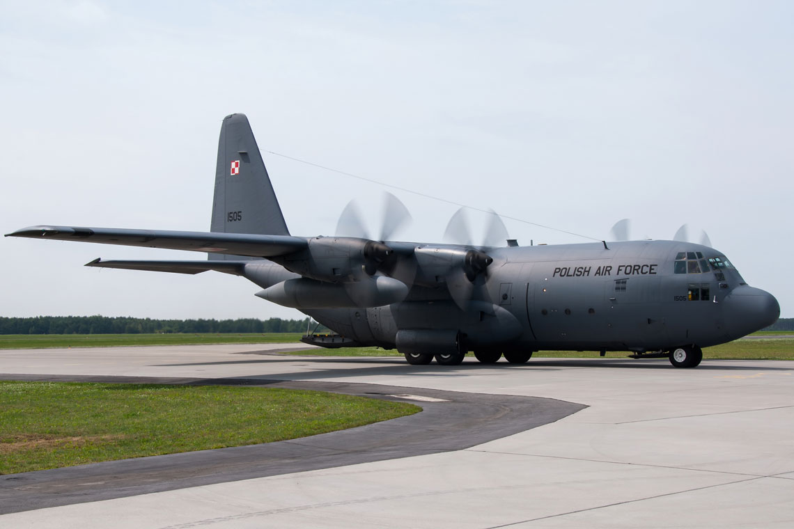 C-130E to obecnie największe samoloty transportowe w Siłach Zbrojnych RP. W pięć maszyn tego typu jest wyposażona 33. Baza Lotnictwa Transportowego w Powidzu.