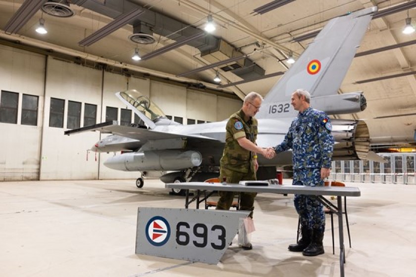România primește primul F-16 ex-norvegian