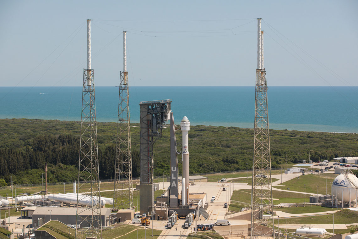 Rakieta Atlas ze statkiem kosmicznym Starliner gotowa do startu z kompleksu SLC-41.