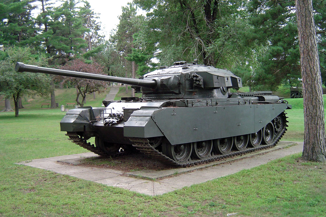 Centurion 3 prezentowany w muzeum broni pancernej Warthington Tank Museum w CFB Borden (Ontario, Kanada). Była to najszerzej produkowana wersja tego czołgu.